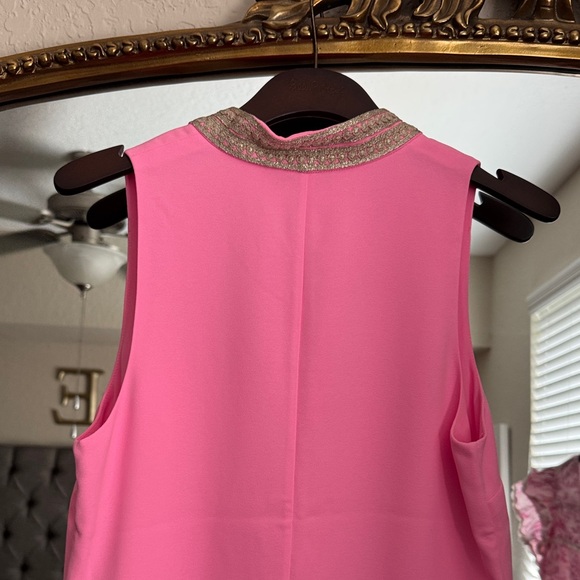Lilly Pulitzer Pink Dress with Gold Detailing - Picture 6 of 10